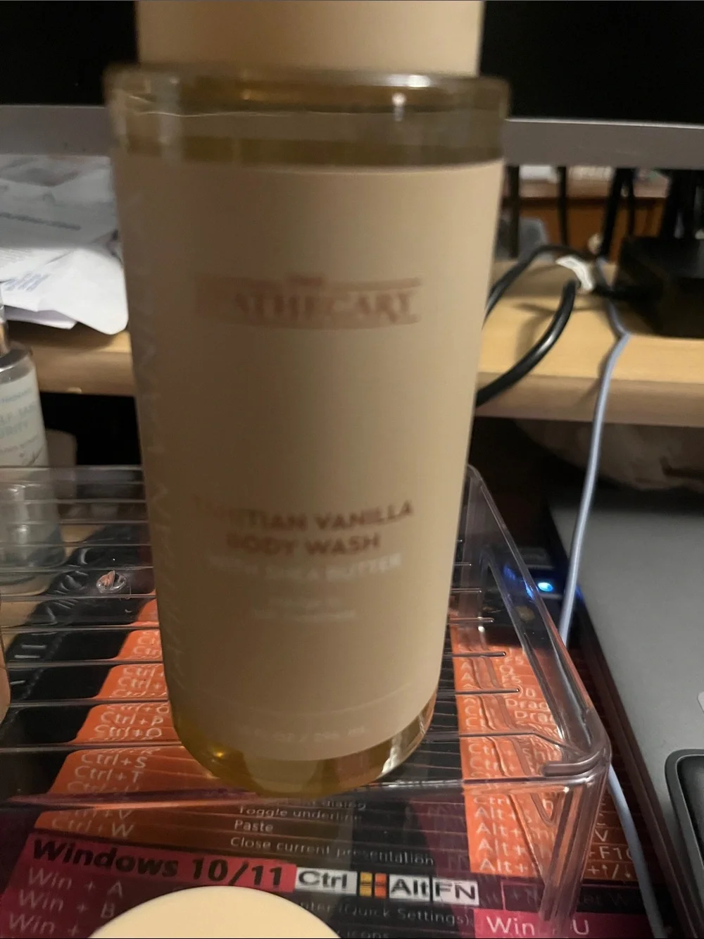 Tahitian Vanilla Body Wash & Mist Set - Cream